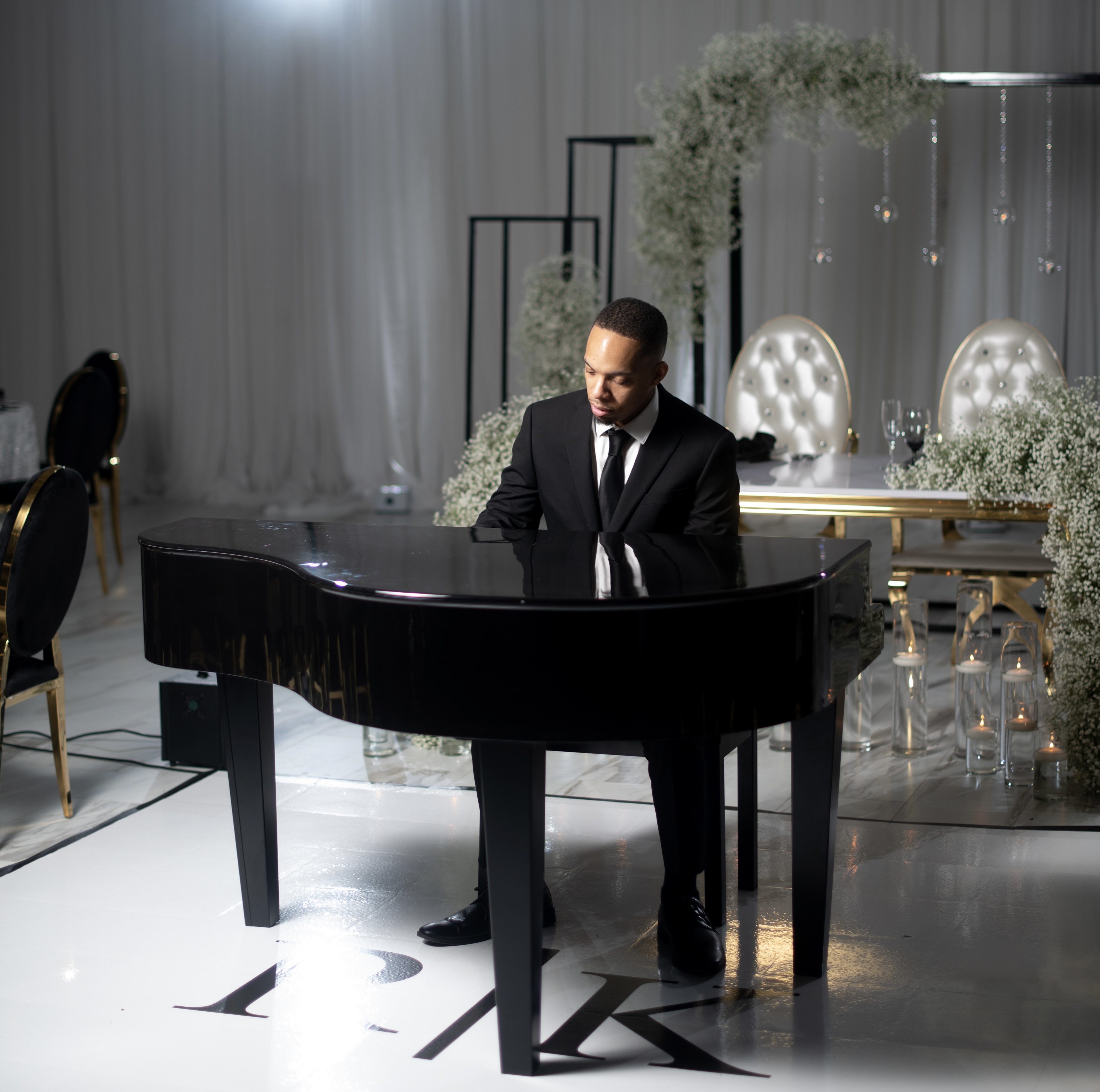 Jerel Crockett performing at a luxury event